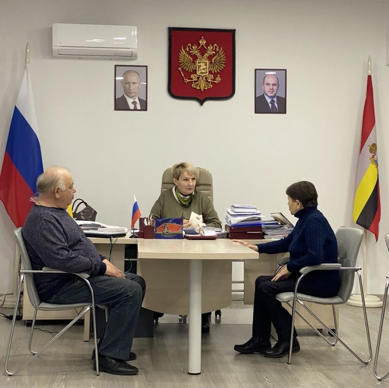 Нина Голубева: Сегодня состоялся традиционный личный прием граждан, проводимый по вторникам