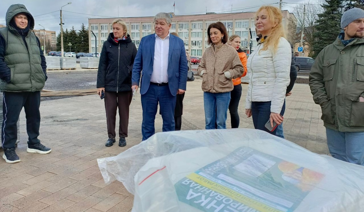 В Железногорске Курской области продолжается ремонт соцобъектов