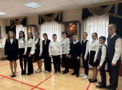 Учащиеся Фатежской школы №1, под руководством заместителя директора по воспительной работе Юлии Анатольевны Луневой, побывали в Доме-музее Георгия Свиридова