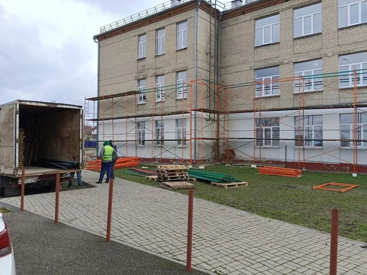 В Тимском районе Курской области началась реконструкция двух школ