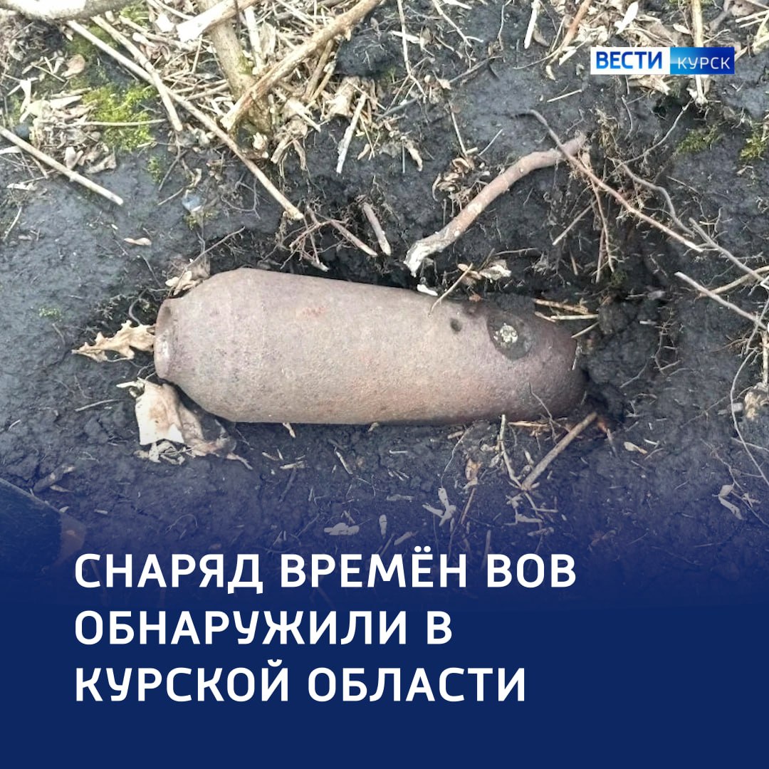 Авиабомбу времен ВОВ нашли в Курской области