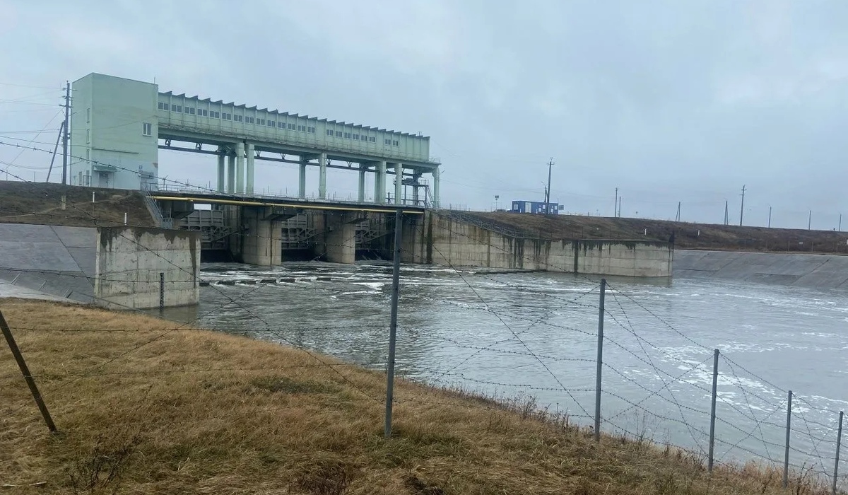 Курское водохранилище наполнилось до проектного уровня после паводка