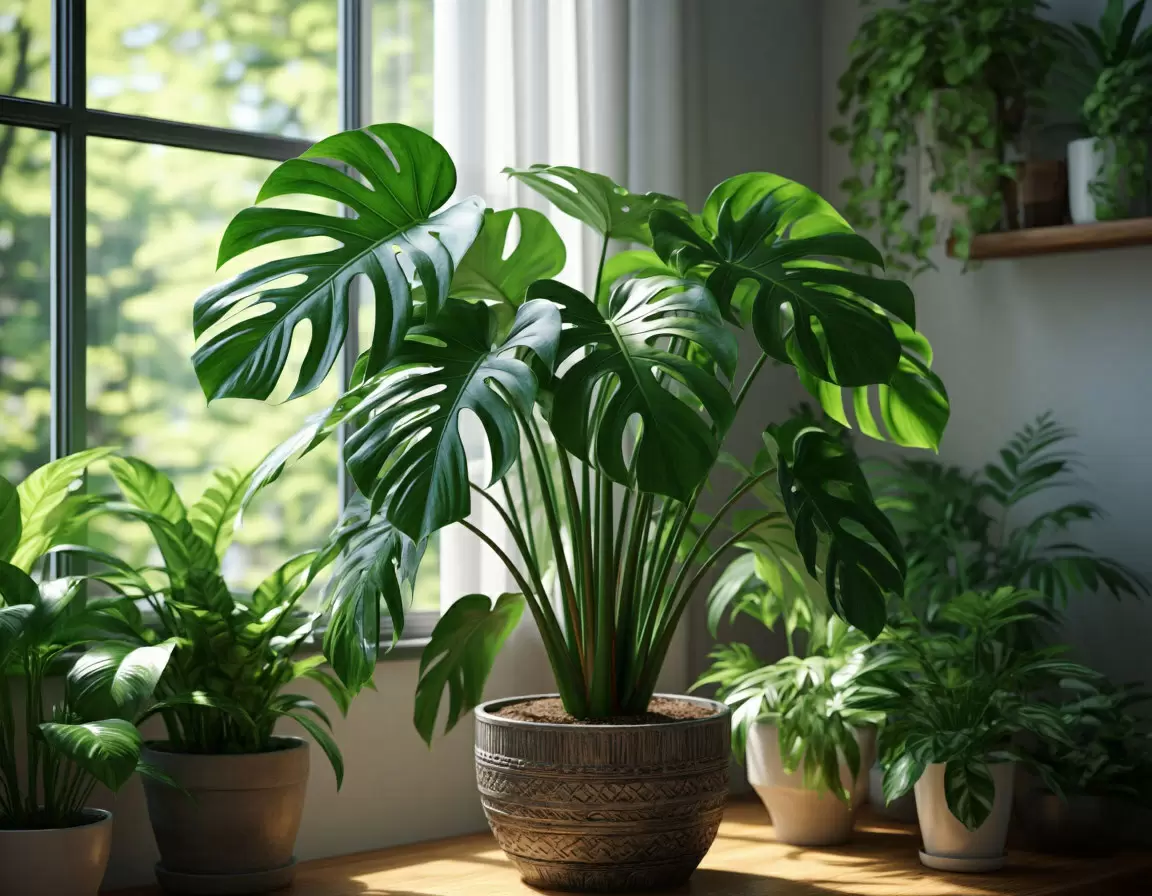 Монстера Адансона: секреты ухода для буйного роста в вашем доме