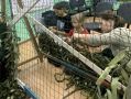 Ребята из Верхнелюбажской школы-интерната продолжают плести маскировочные сети