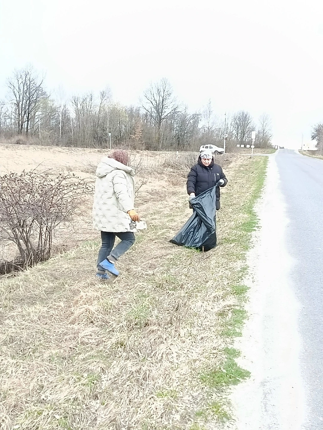 #субботник. На прошлой неделе на территории Винниковского сельсовета Курского района прошел субботник по уборке территории от мусора
