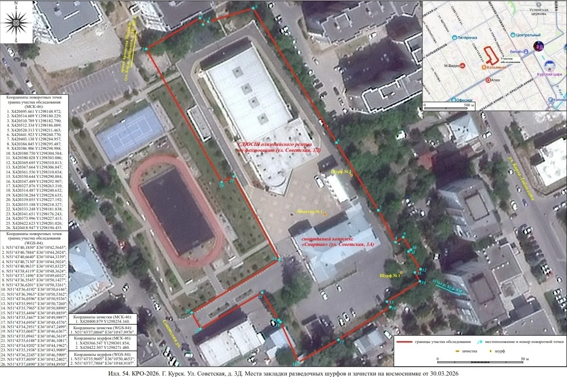 В центре Курска выявлен новый объект археологического наследия