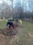 В Касторном провели субботник в парке имени Будённого