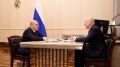 Встреча Михаила Мишустина с руководителем Федеральной службы по надзору в сфере образования и науки Анзором Музаевым