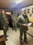 Настоятель храма Благовещения Пресвятой Богородицы села Миленино Фатежского района иерей Виталий Самбурский посетил бойцов, выполняющих боевые задачи в рамках КТО