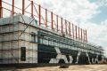 Светлана Юрьевна вместе с Губернатором Курской области Александром Хинштейном проинспектировали строительство крытого футбольного манежа на улице Тускарной в Курске