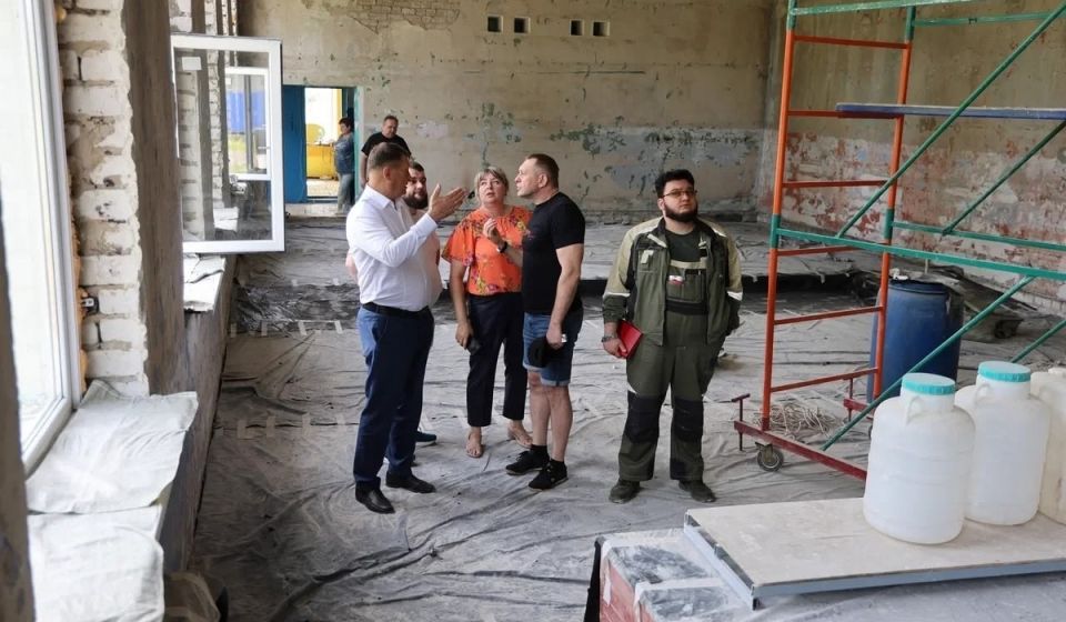 В Рышково Курской области ремонтируют Дом культуры