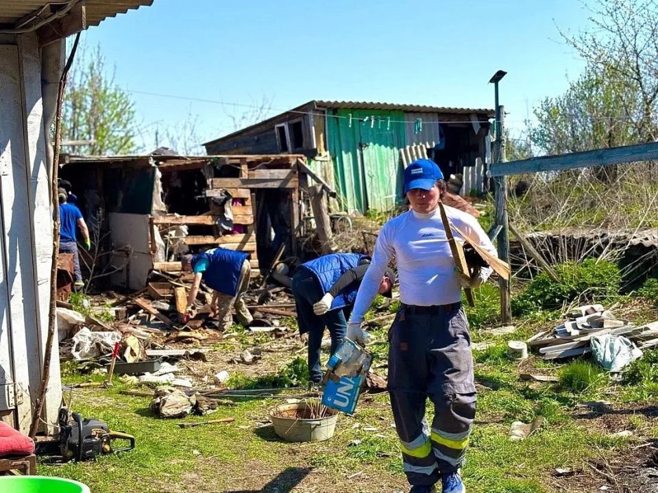 Волонтеры лагеря «Курский рубеж» восстановили в приграничье 145 домов