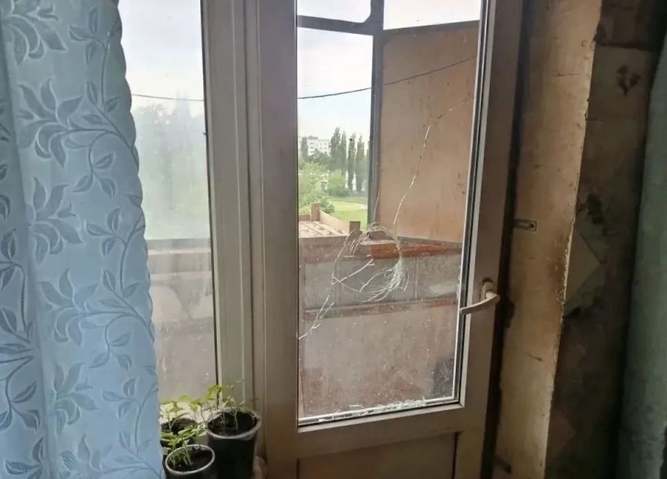 В Курске обломки БПЛА повредили многоквартирный дом