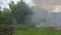 В Курском районе пожарные боролись с масштабным пожаром на поле