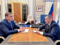 Хинштейн обсудил с Алексеем Дюминым подготовку к 1000-летию Курска и развитие спорта