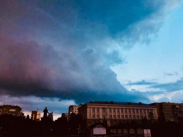 На Курск обрушилась гроза
