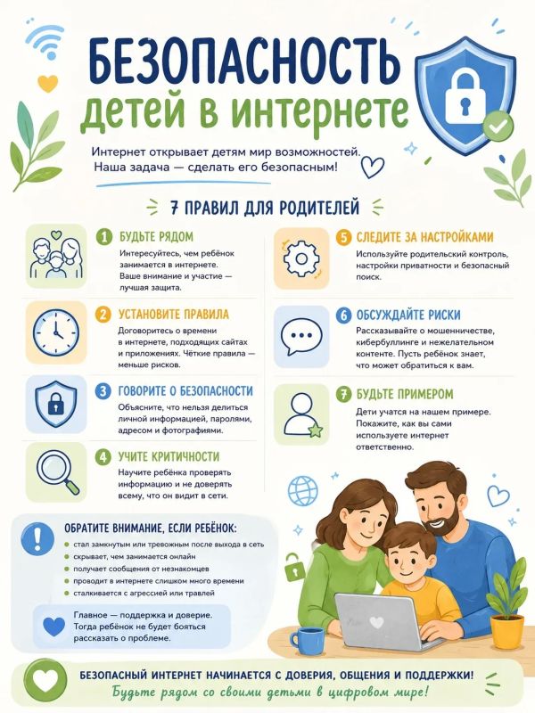 Лето — время отдыха, но и период повышенных онлайн-рисков для детей