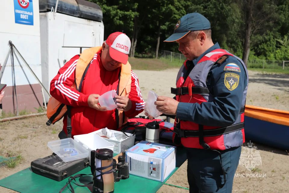Курские спасатели МЧС России проверяют готовность пляжей к купальному сезону