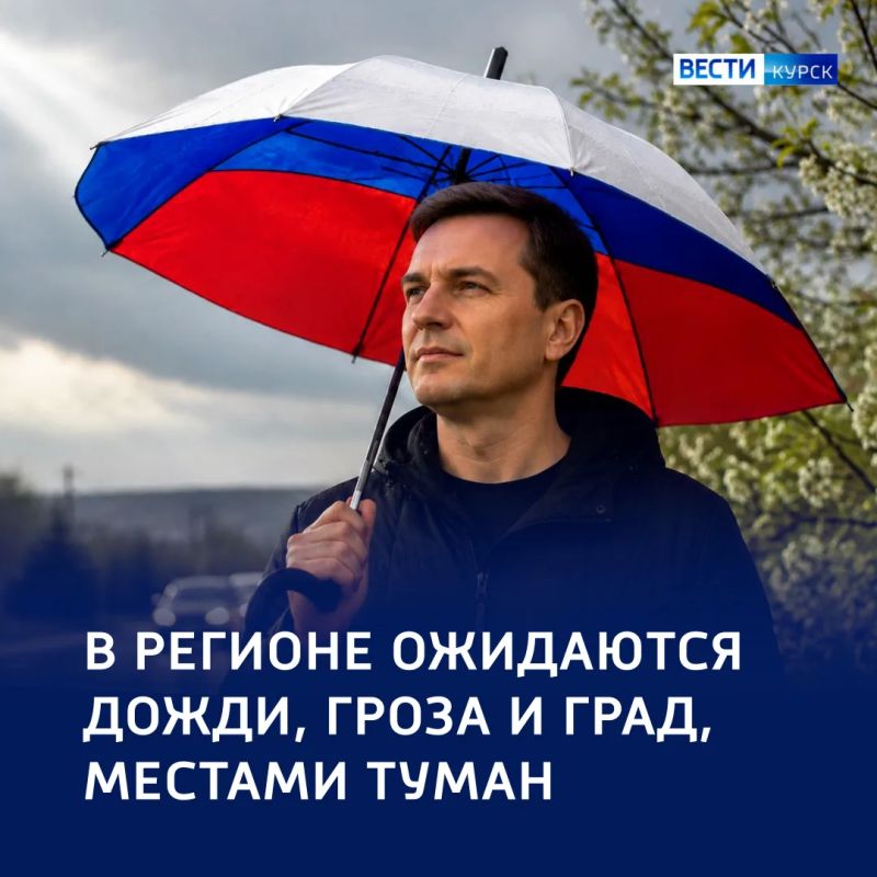 «Дождь — ну и пусть»: прогноз погоды в регионе на завтра