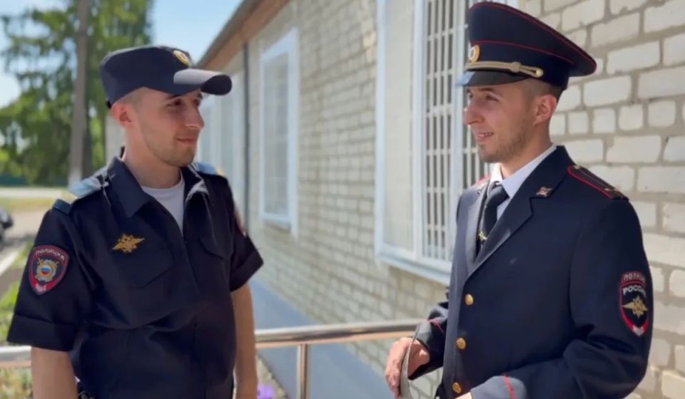 В Курской области в одном отделе полиции работают братья-близнецы