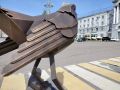 Известный мастер по металлу Владимир Кузнеч изготовил новый арт-объект