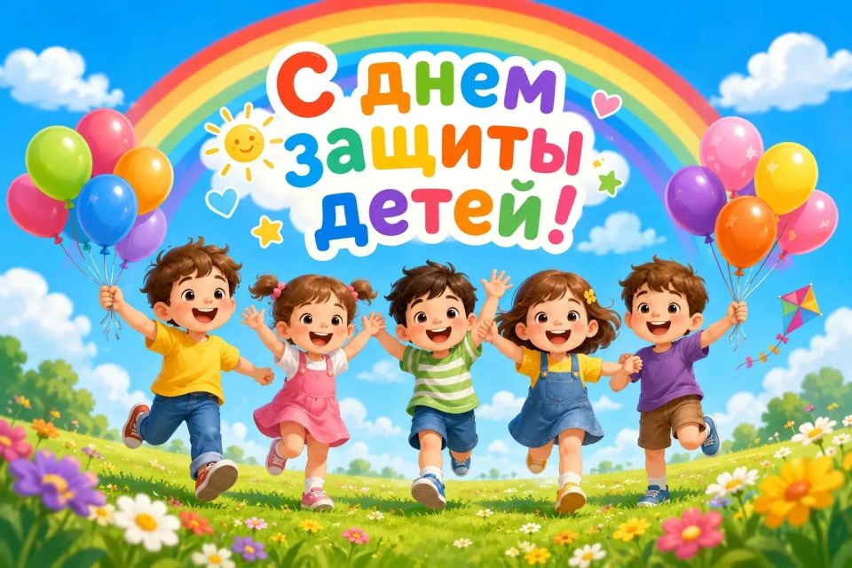 Дорогие дети! Поздравляем Вас с Международным днем защиты детей и началом летних каникул!