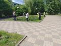 В общественных пространствах Курска работают 30 человек, а также задействованы 6 единиц спецтехники