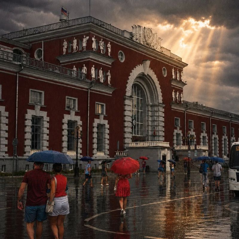 В прогнозе — контрастный день: от жары до ливня