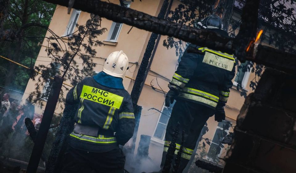 В Курской области за сутки произошло 22 пожара и три ДТП