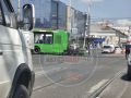 В центре Курска у "Волгабаса" на ходу вывалился двигатель