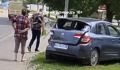 В Курске на Магистральном проезде инкассаторская машина врезалась в автомобиль