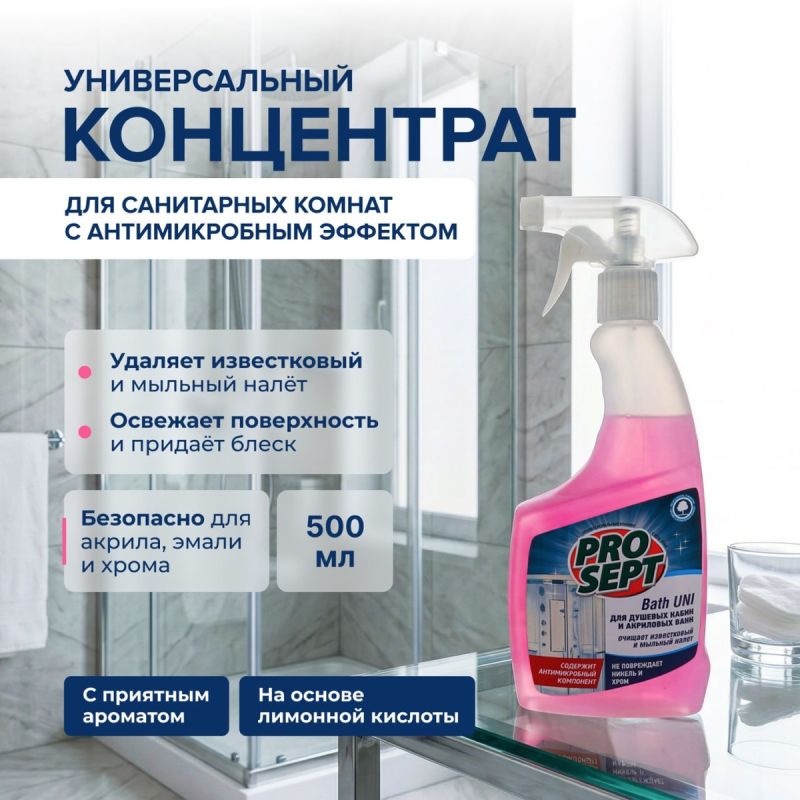 Простые решения для чистоты: новые средства от бренда «PROSEPT»
