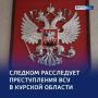 СК России будет расследовать очередные преступления ВСУ