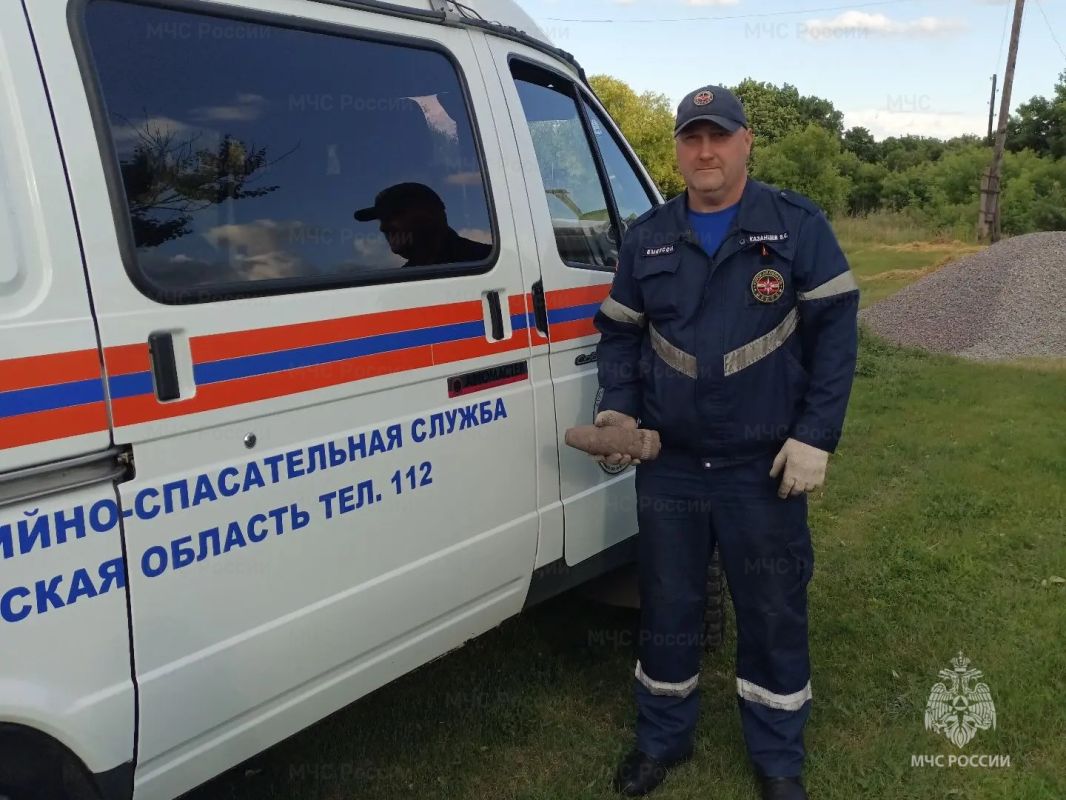 В Курской области обезвредили снаряд времён Великой Отечественной войны