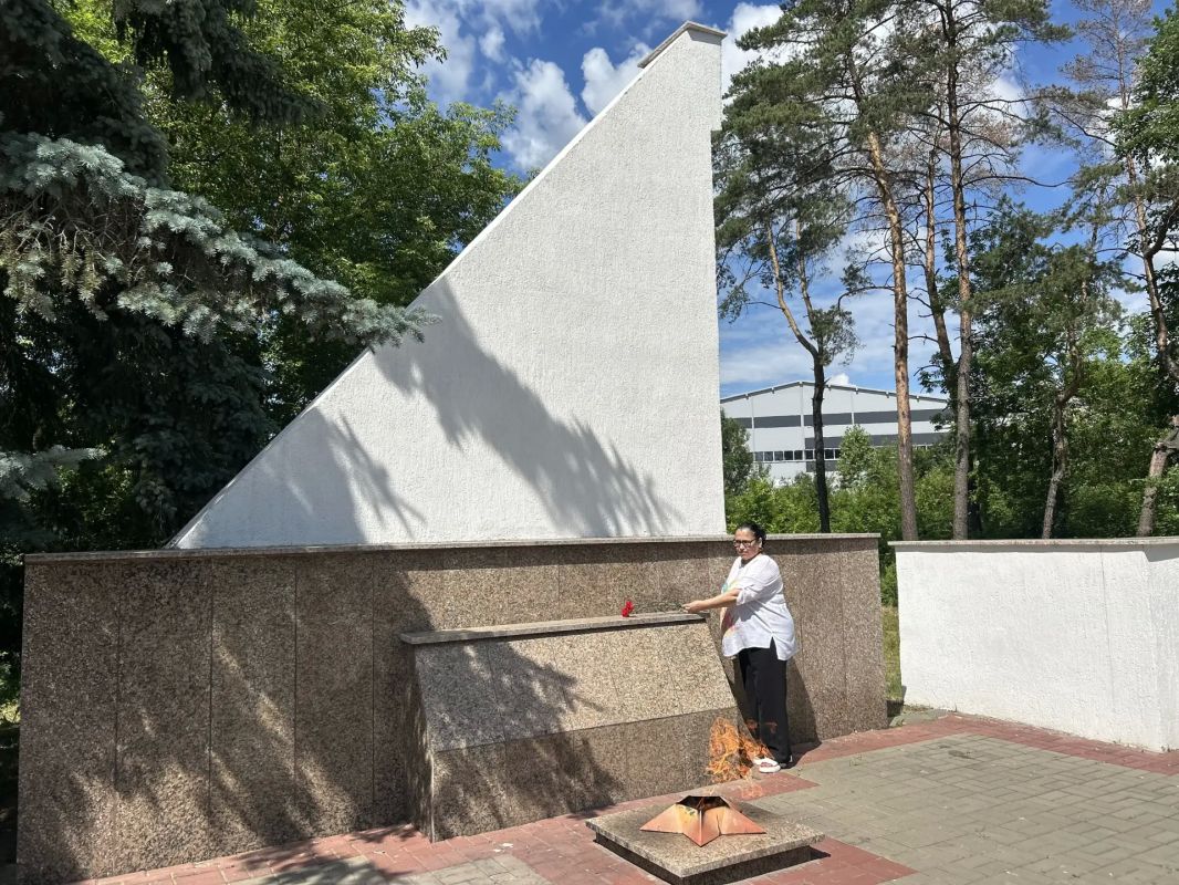 Куряне почтили жертв фашизма в парке Солянка