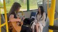 В Курске прошла патриотическая акция на автобусном маршруте №46