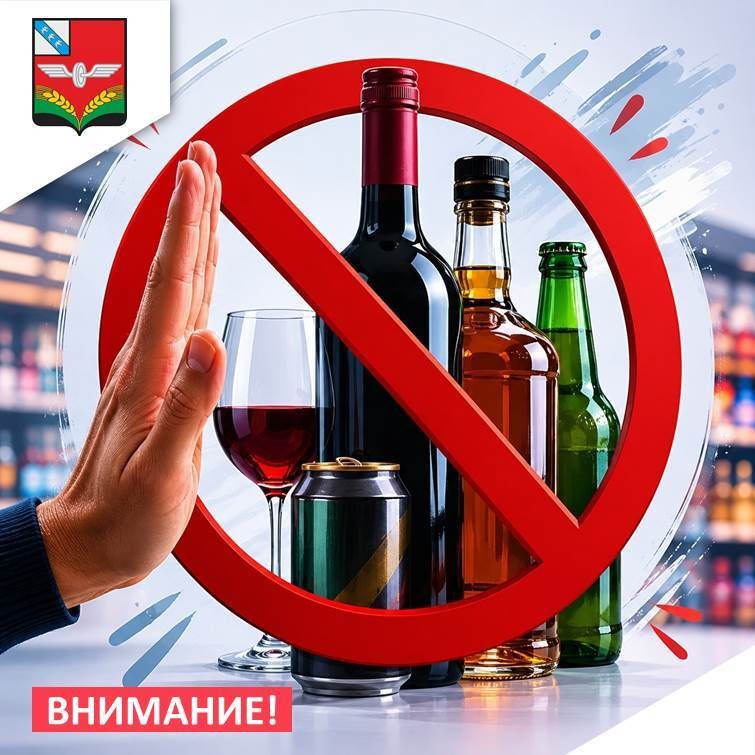 Внимание! Запрет на продажу алкоголя 27 июня 2026 года