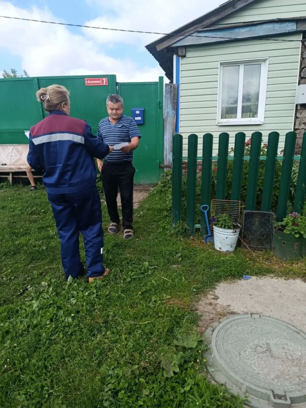 Профилактический рейд в д. Быканово Октябрьского района