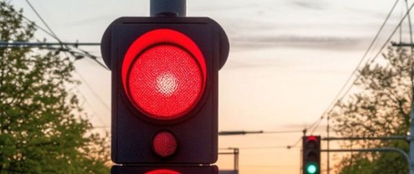 В Курске водители более 1850 раз проехали на красный свет
