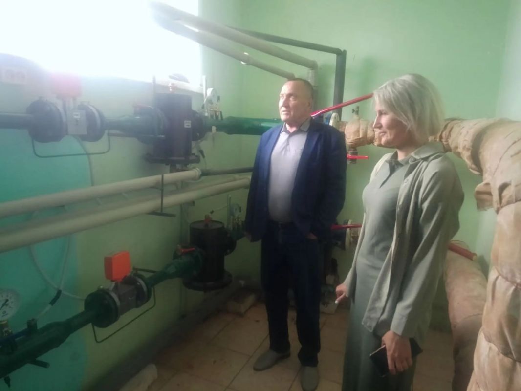 Михаил Игнатов: Посетил Черемисиновскую школу, где после модернизации запустили новый тепловой узел