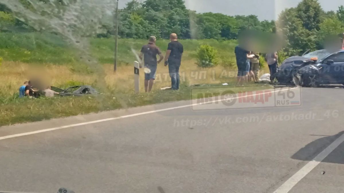 В жёстком ДТП под Курском ранены двое детей