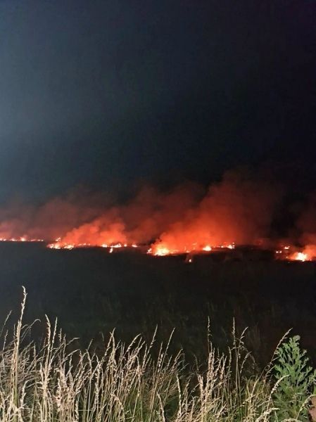 Под Курском потушили пожар