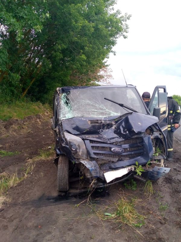 Огнеборцы ПЧ Октябрьского района на выезде на ДТП