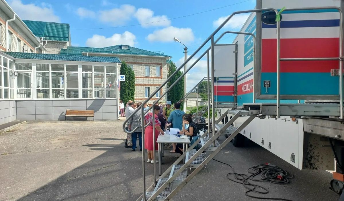 В Медвенском районе медики Поезда здоровья осмотрели 214 человек