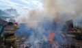 В поселке Поныри Курской области оперативно ликвидировали пожар в хозпостройке