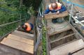 В Курске отремонтировали лестничный сход на улице Чулкова Гора