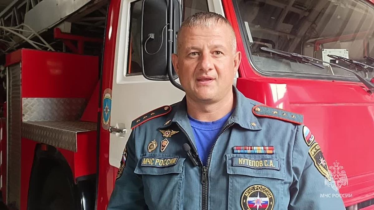 Спасатель – это призвание: курский пожарный помог спасти тонущего мужчину