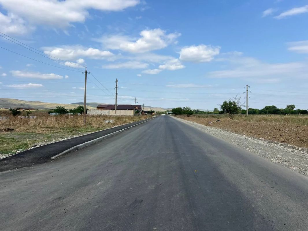 В Сунже завершены работы по асфальтированию улиц Энгельса и Слепцовская