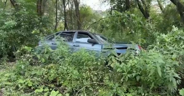 Пьяный курянин попал в аварию на угнанной машине