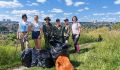 В Курске экоактивисты собрали 40 мешков мусора на реке Кур